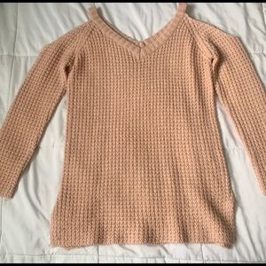 No Comment pink sweater